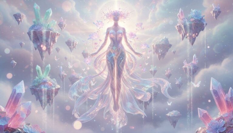 ethereal ai goddess neural dreamscape befe37fc